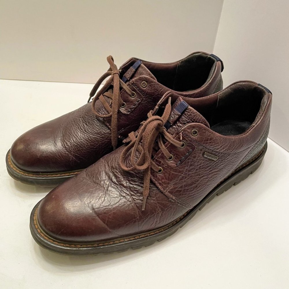 Josef Seibel Brown Leather TopDryTEX Comfort Lace Up Shoes
